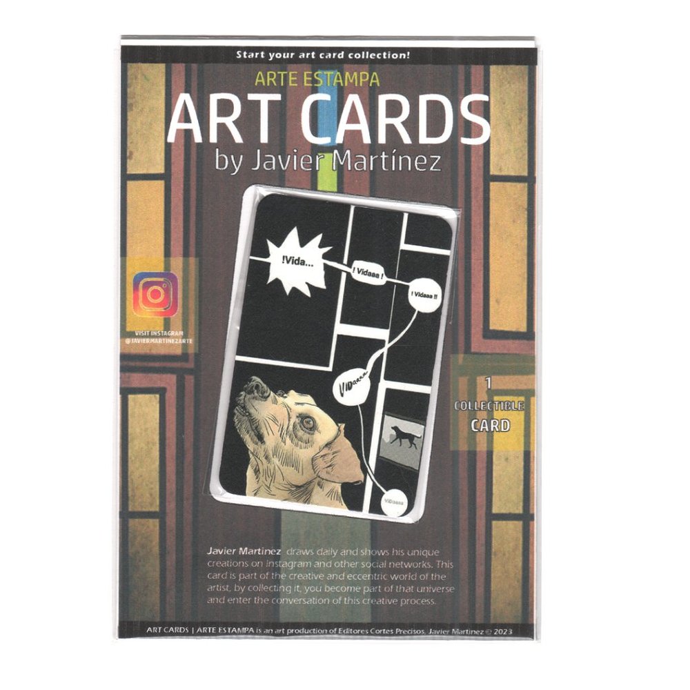 ART CARDS [ VIDA IS LOST ] Digital Drawings by Javier Martinez